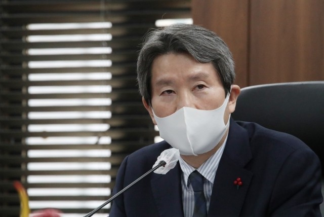 이인영 통일부장관, 윤석열 후보 대북 쌀지원 반대발언에 정면 반박