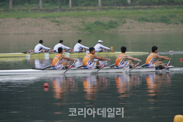 남자일반 쿼드러플스컬 장면 (사진=대한조정협회)