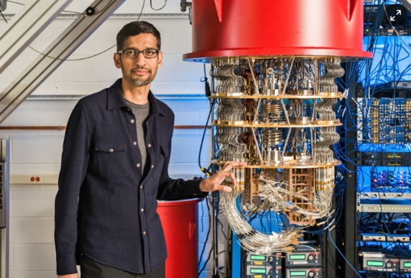 선다 피차이 구글 CEO가 개발한 양자컴퓨터 (사진=구글)