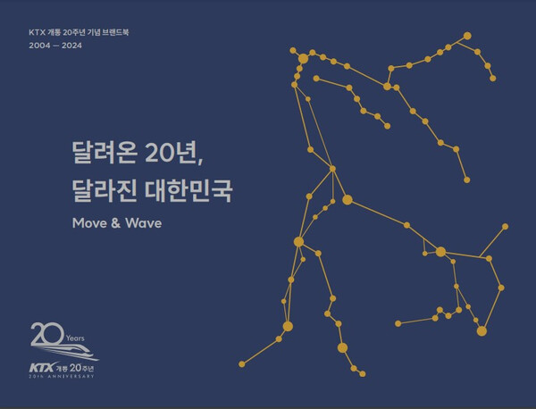 사진=KTX 개통 20주년 기념 브랜드북 ‘달려온 20년, 달라진 대한민국’./ 코레일